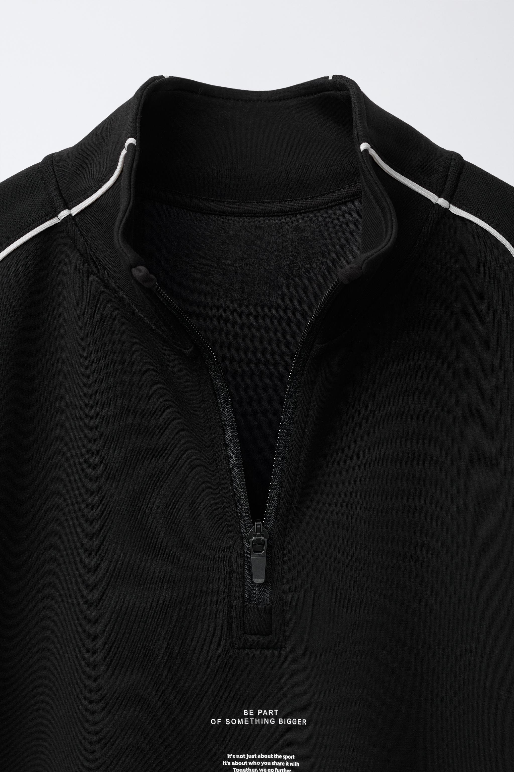 SWEAT SPORT AVEC LISERÉS EN CONTRASTE