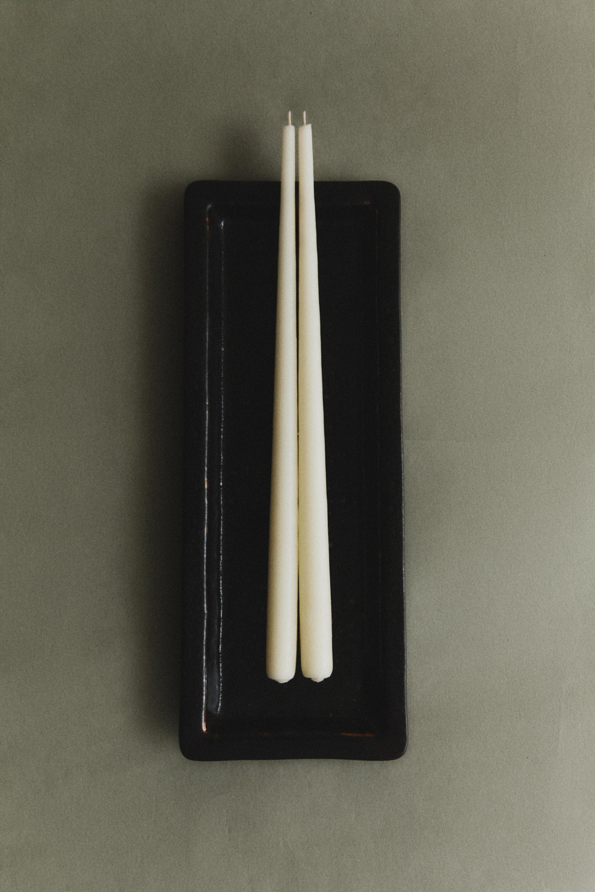 BOUGIE DÉCORATIVE LONGUE (LOT DE 2)