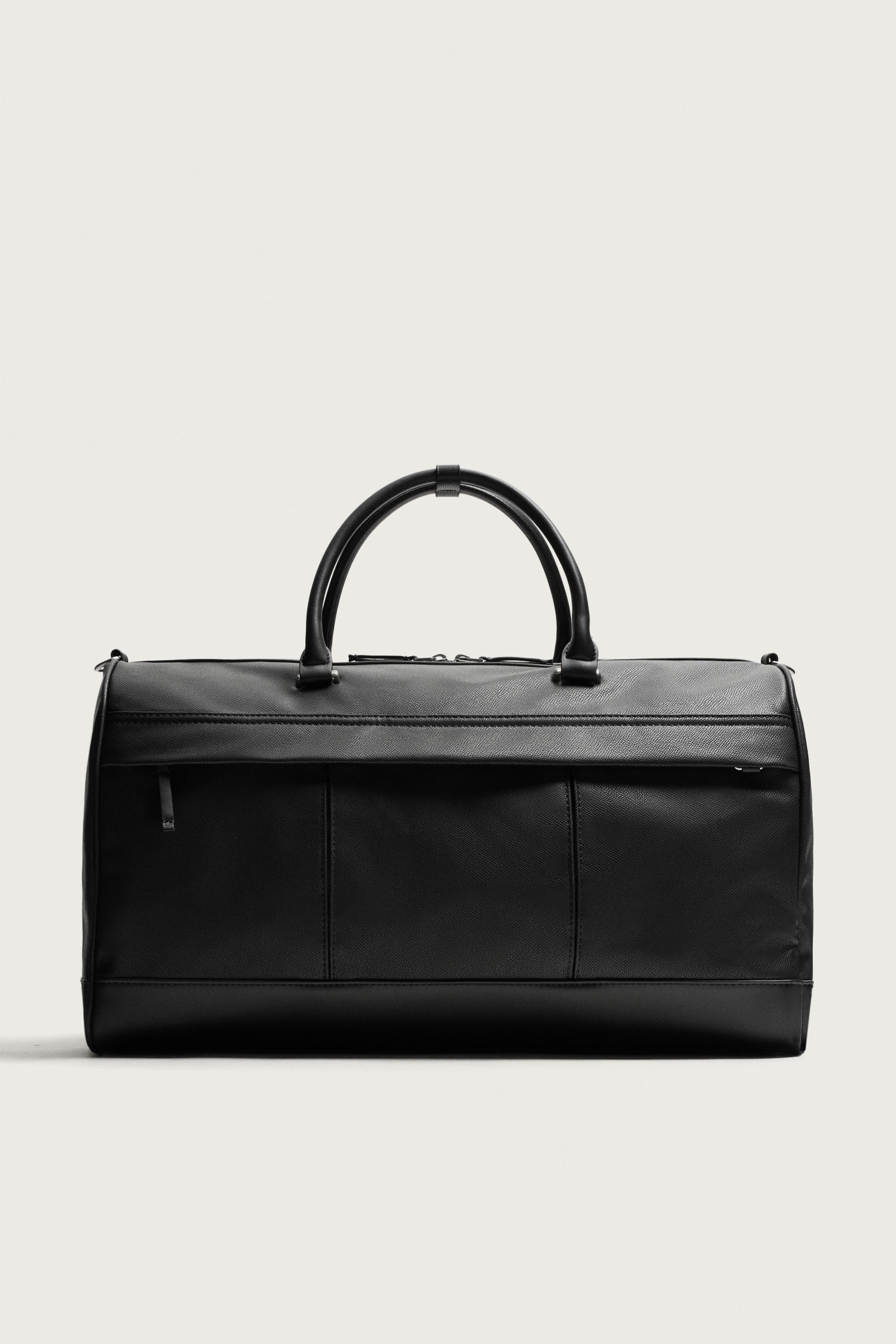 TEXTURED TRAVEL BAG