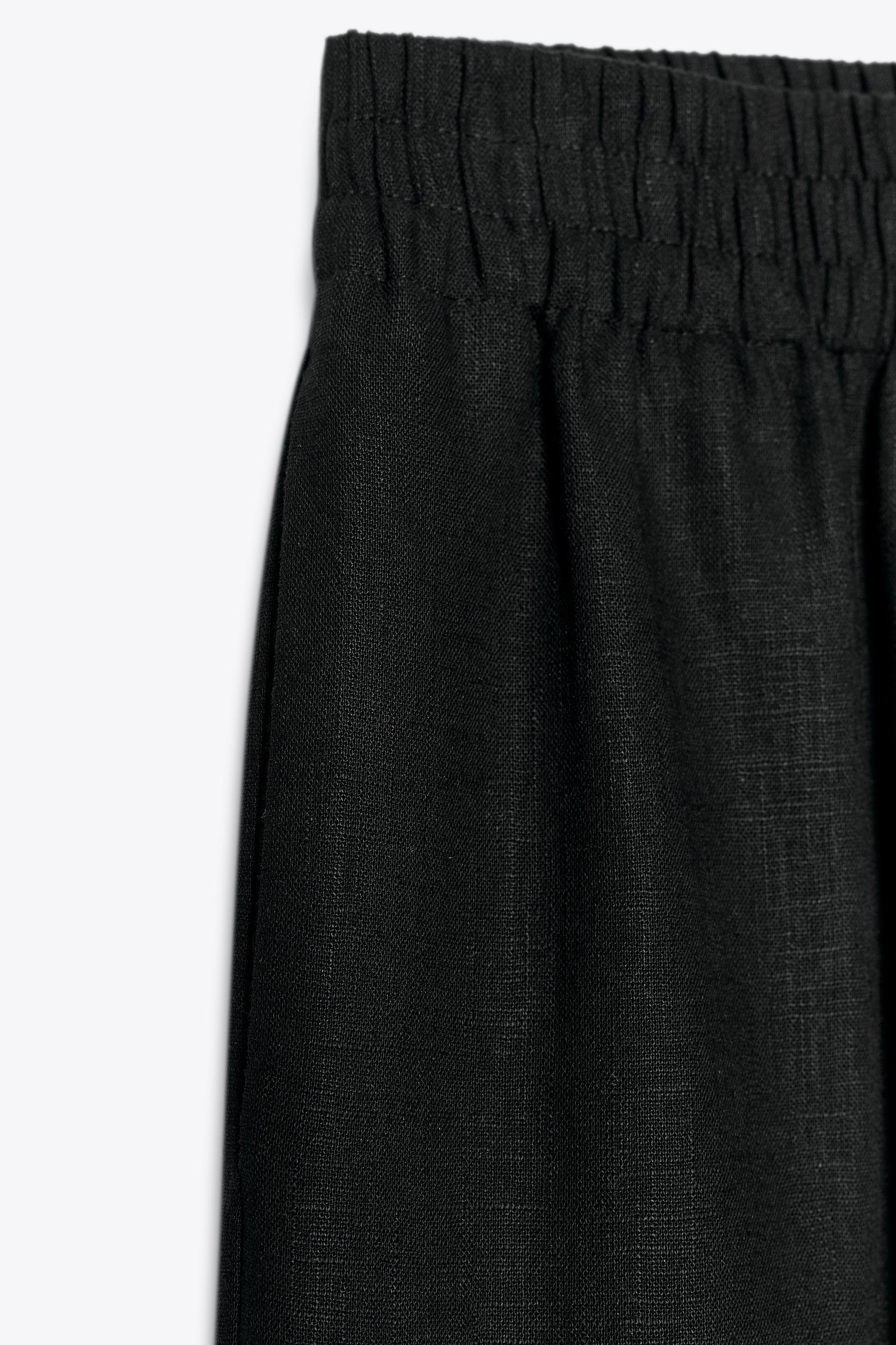 WIDE LINEN PANTS