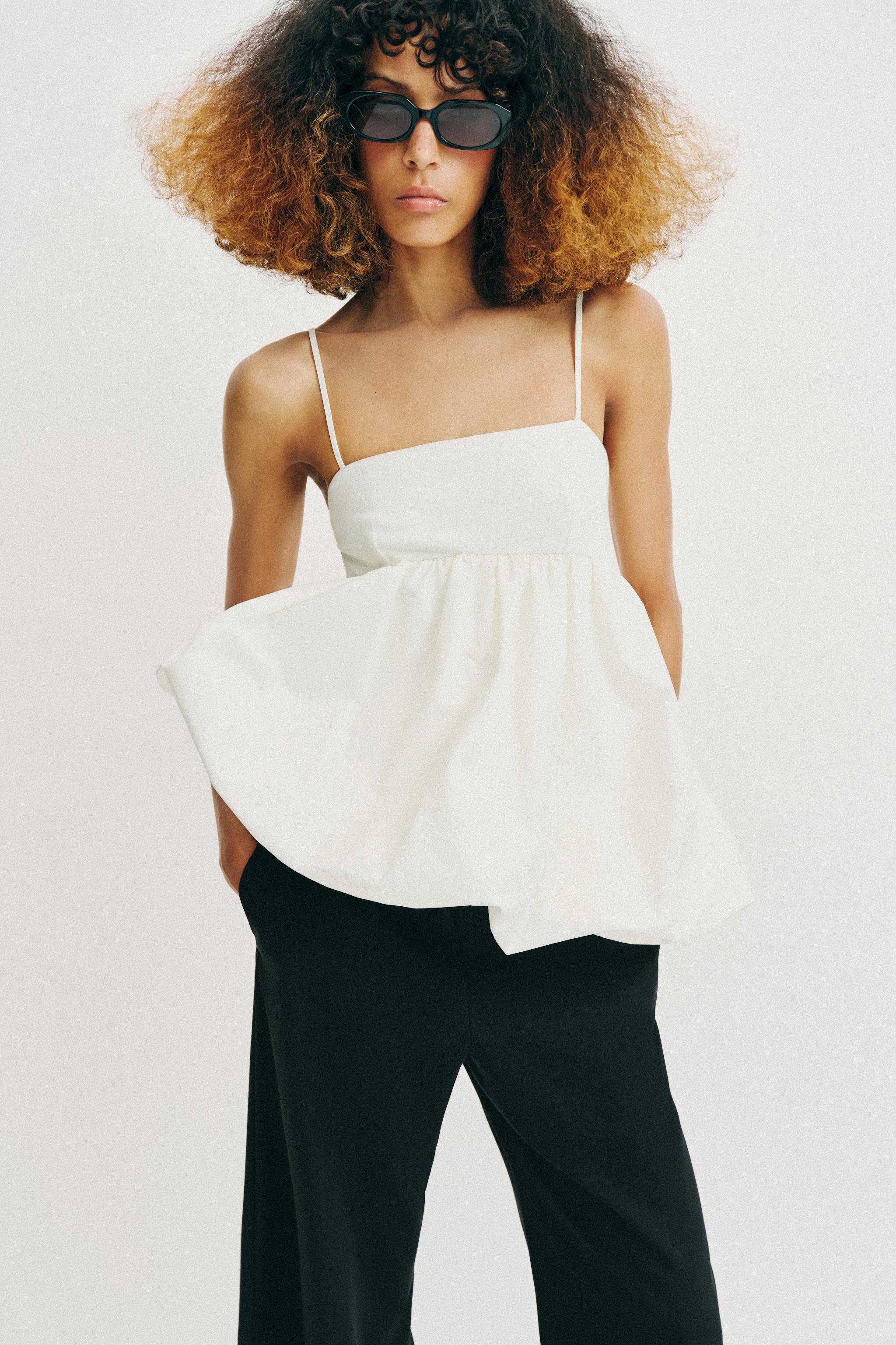 BALLOON STRAP TOP