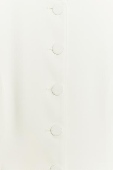 GILET PÉPLUM - Écru de Zara - Image 8
