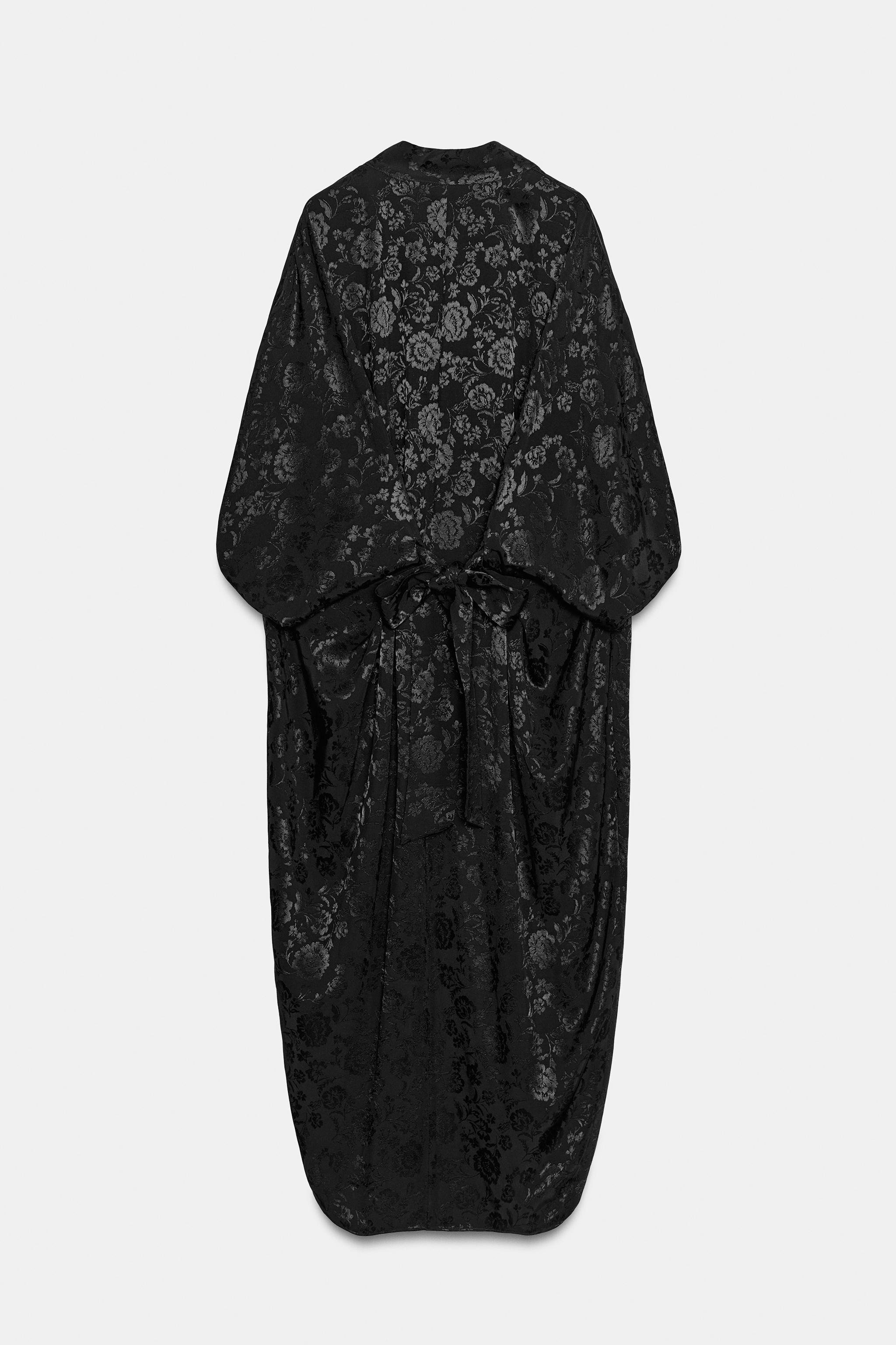 ROBE LONGUE JACQUARD FLORAL