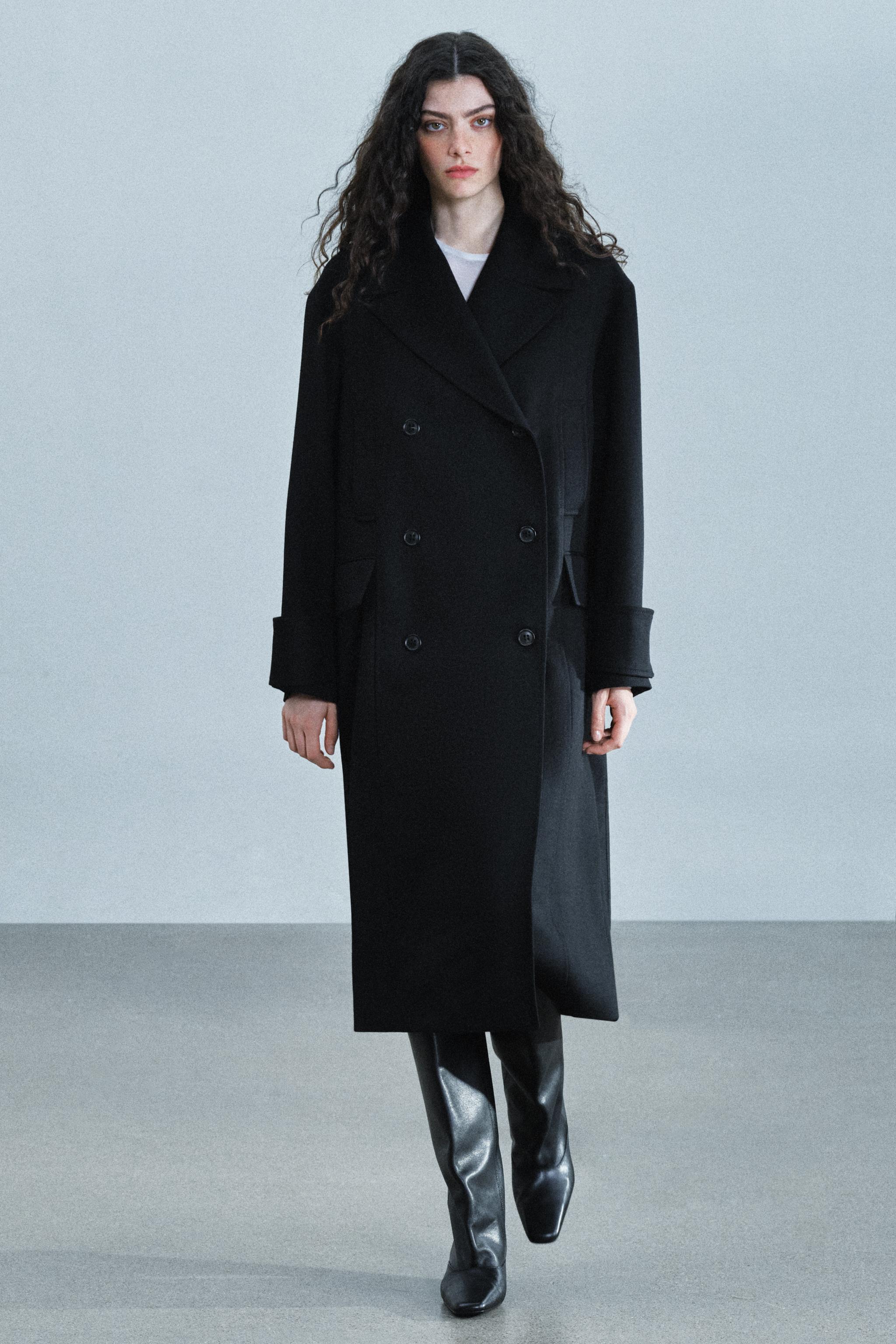 100% WOOL COAT ZW COLLECTION