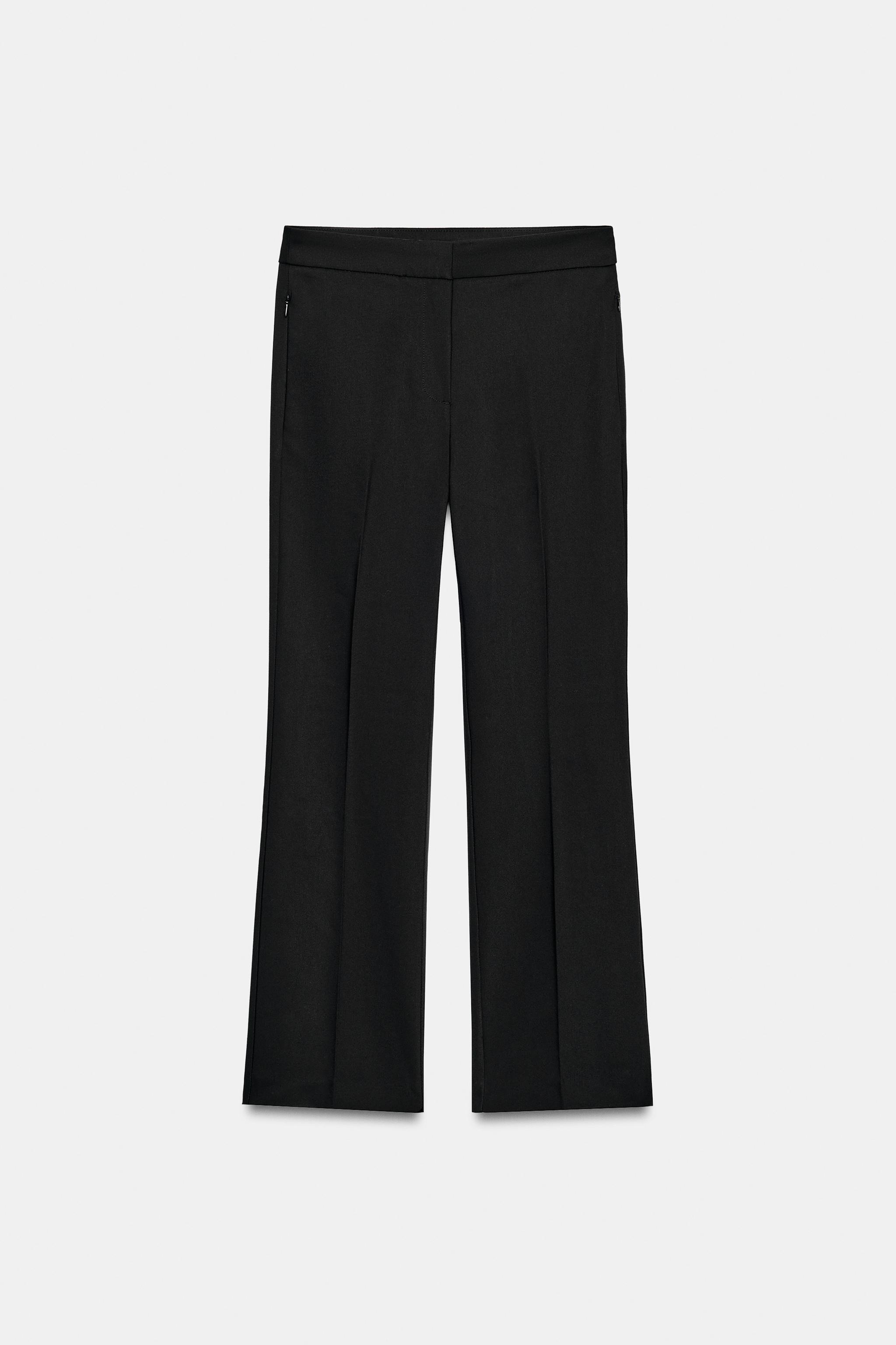 Женские брюки Zara MINI FLARE PANTS — фото 6