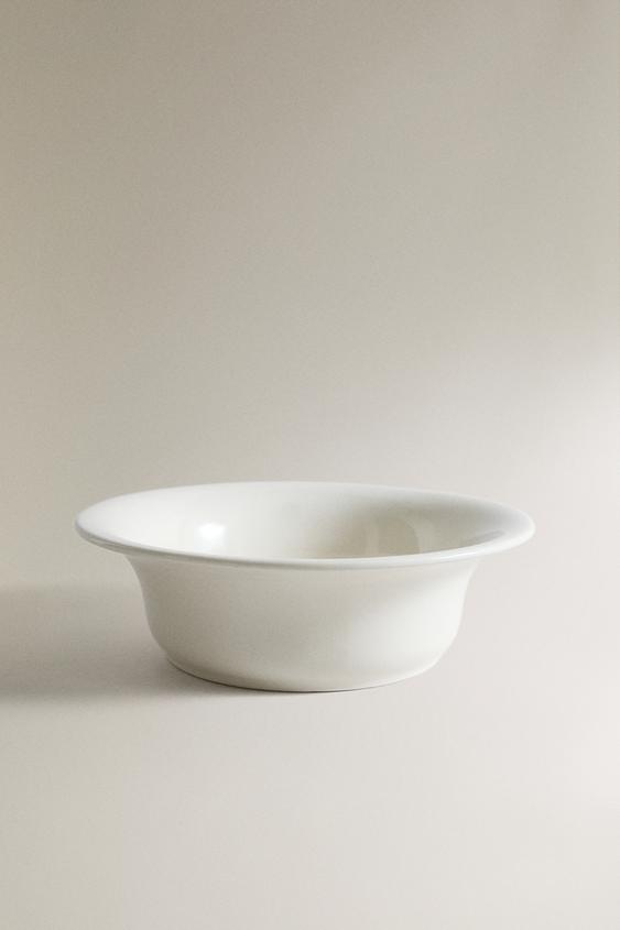 PLAIN EARTHENWARE BOWL - Cream by Zara - Image 0