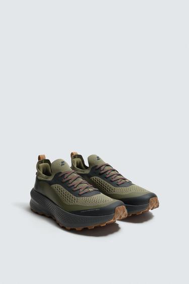 Zara RUNNING SNEAKERS - Sea green