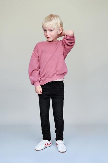 JEANS SKINNY BÁSICO - Negro de Zara