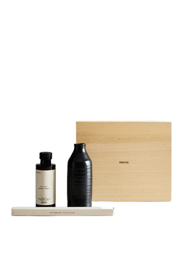 (120 ML) DIFFUSEUR MIKADO VERDANT FOREST ET RÉCIPIENT CÉRAMIQUE - vert kaki-moyen de Zara