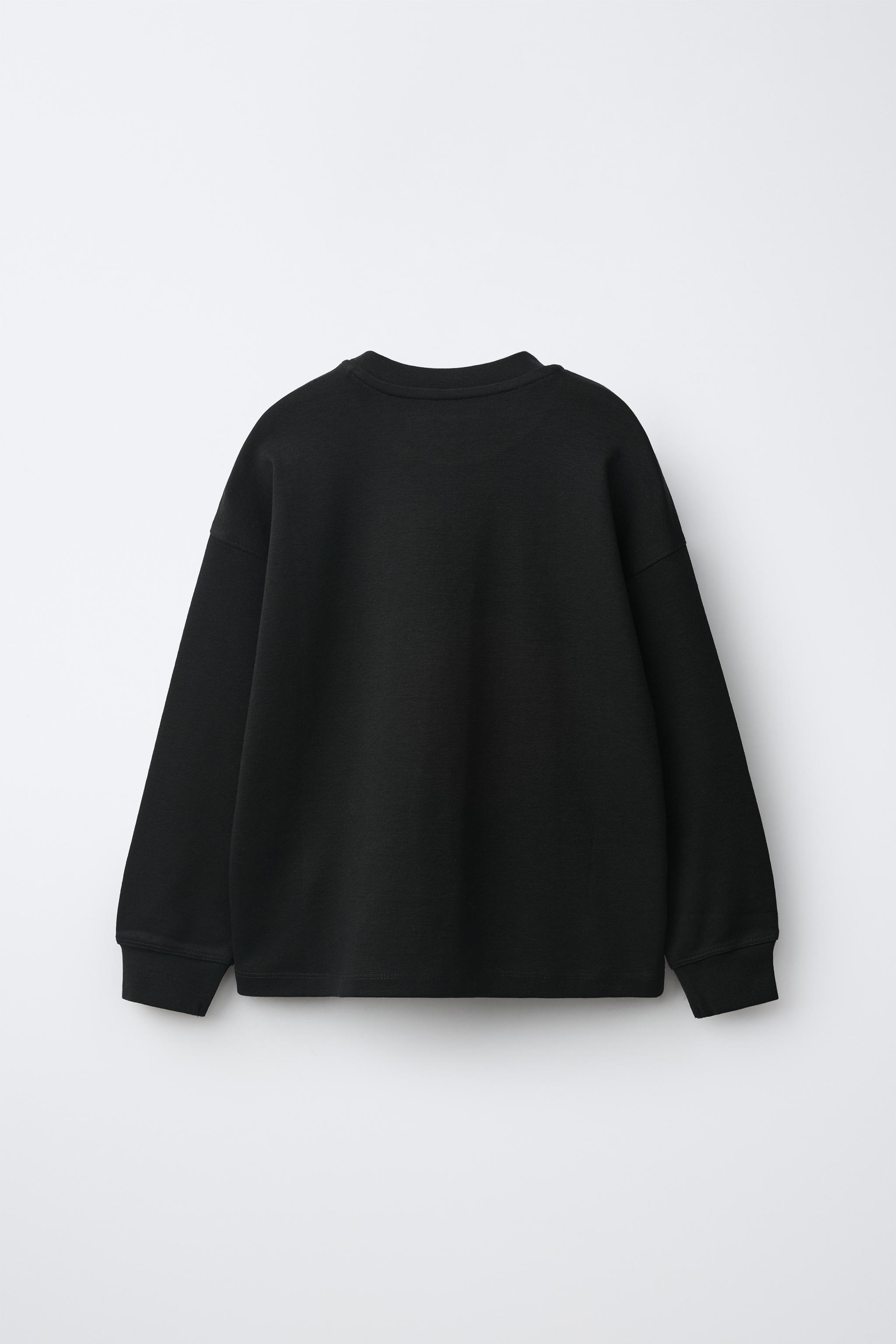 PLAIN INTERLOCK T-SHIRT - Brown | ZARA United States
