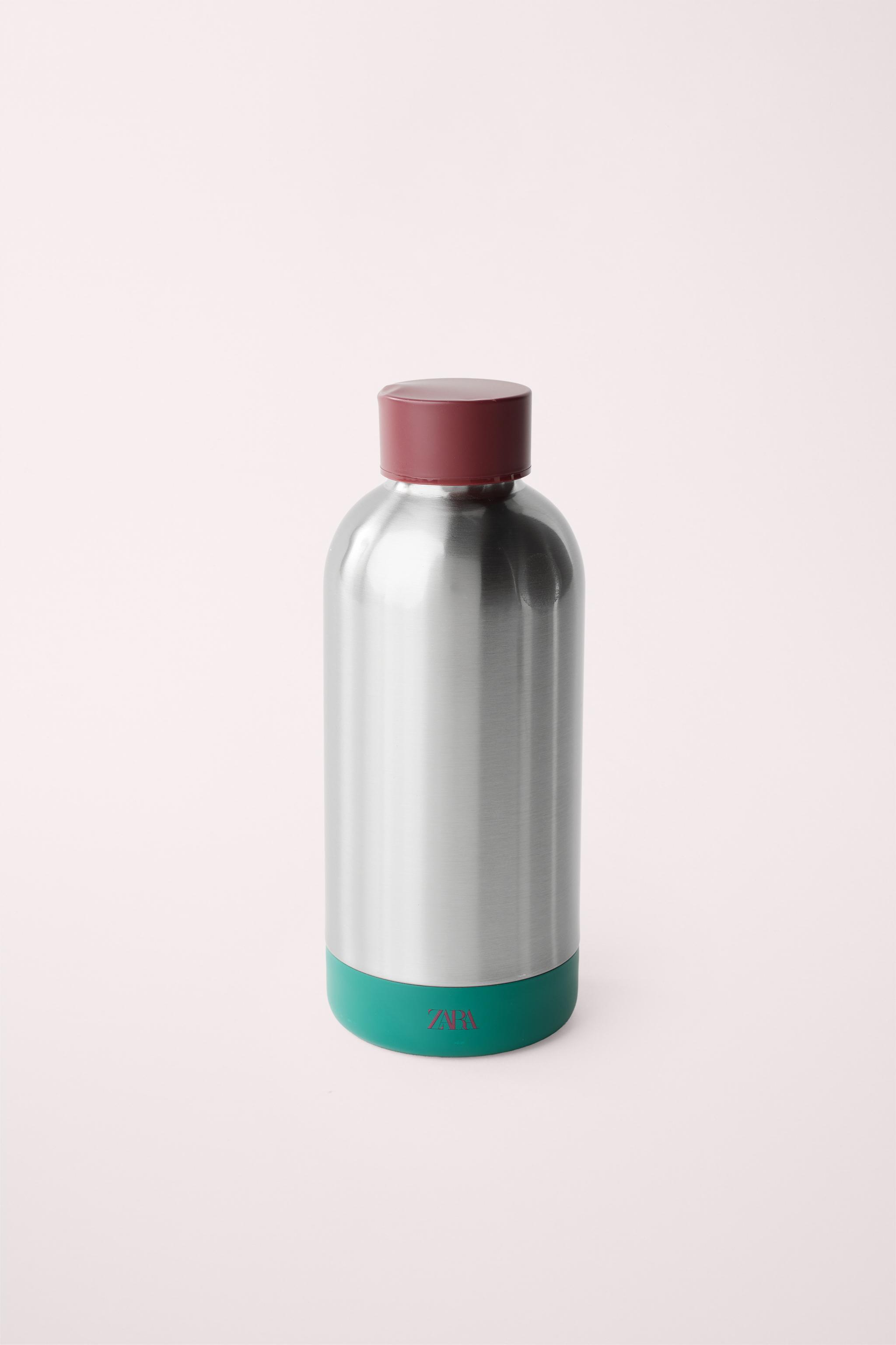 BOTELLA ACERO INOXIDABLE CREATED BY CARAMEL LONDON X ZARA