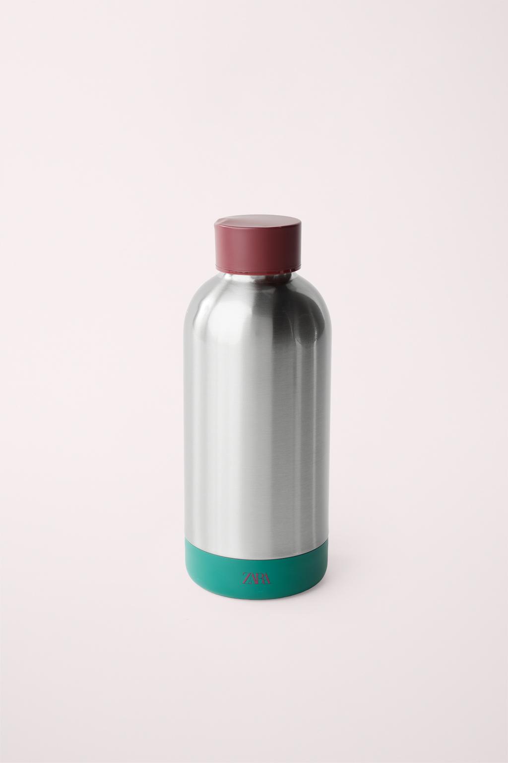 STAINLESS STEEL BOTTLE CREATED BY CARAMEL LONDON X zara