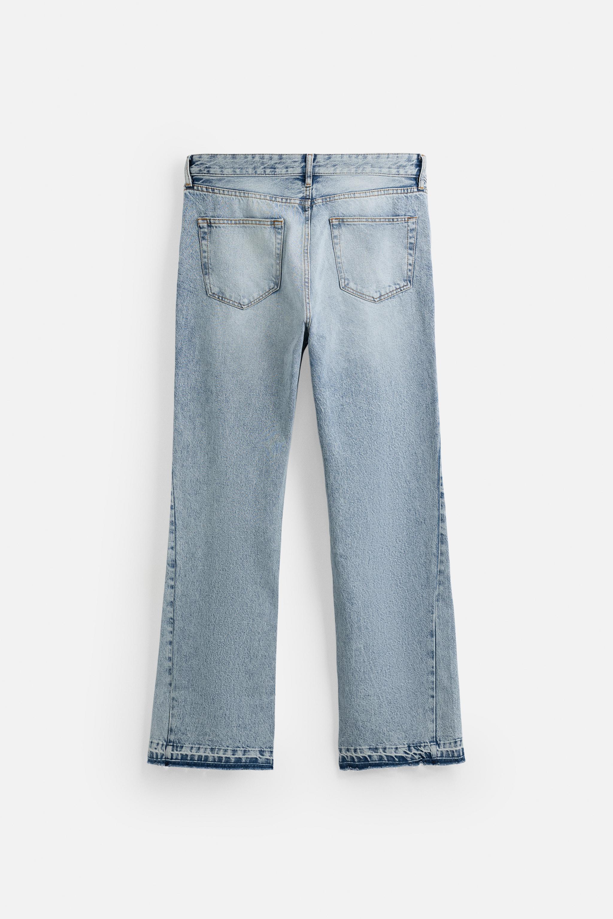 ZARA】 メンズ 新品タグ付き BAGGY FIT デニムパンツ グレー 44