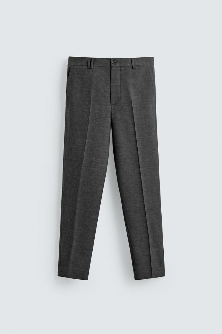 ZARA COMFORT STRAIGHT-LEG TROUSERS