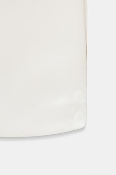 PANTALON BARREL SATINÉ - Écru de Zara - Image 10