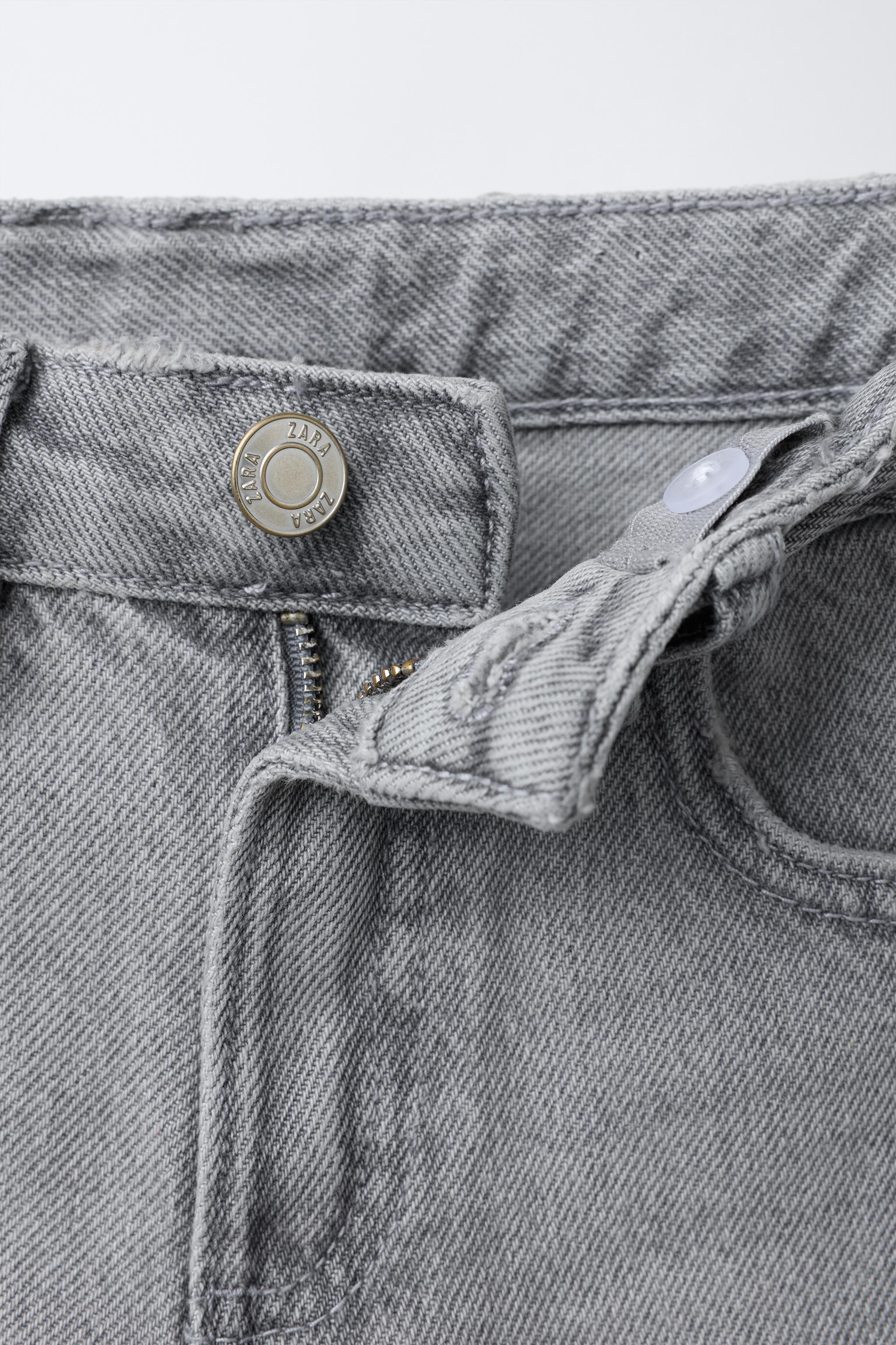 JEANS WIDE LEG PIÈCES ÉTOILES ANIMAL PRINT