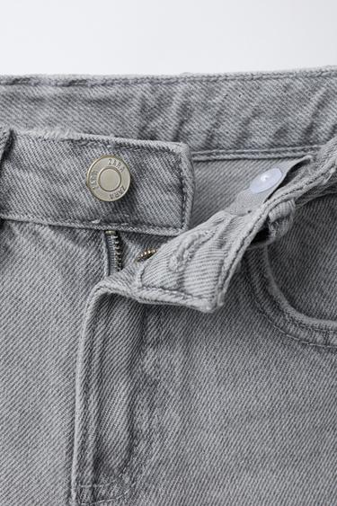 WIDE-LEG JEANS WITH ANIMAL PRINT STAR PATCHES - Stone by Zara - Image 2