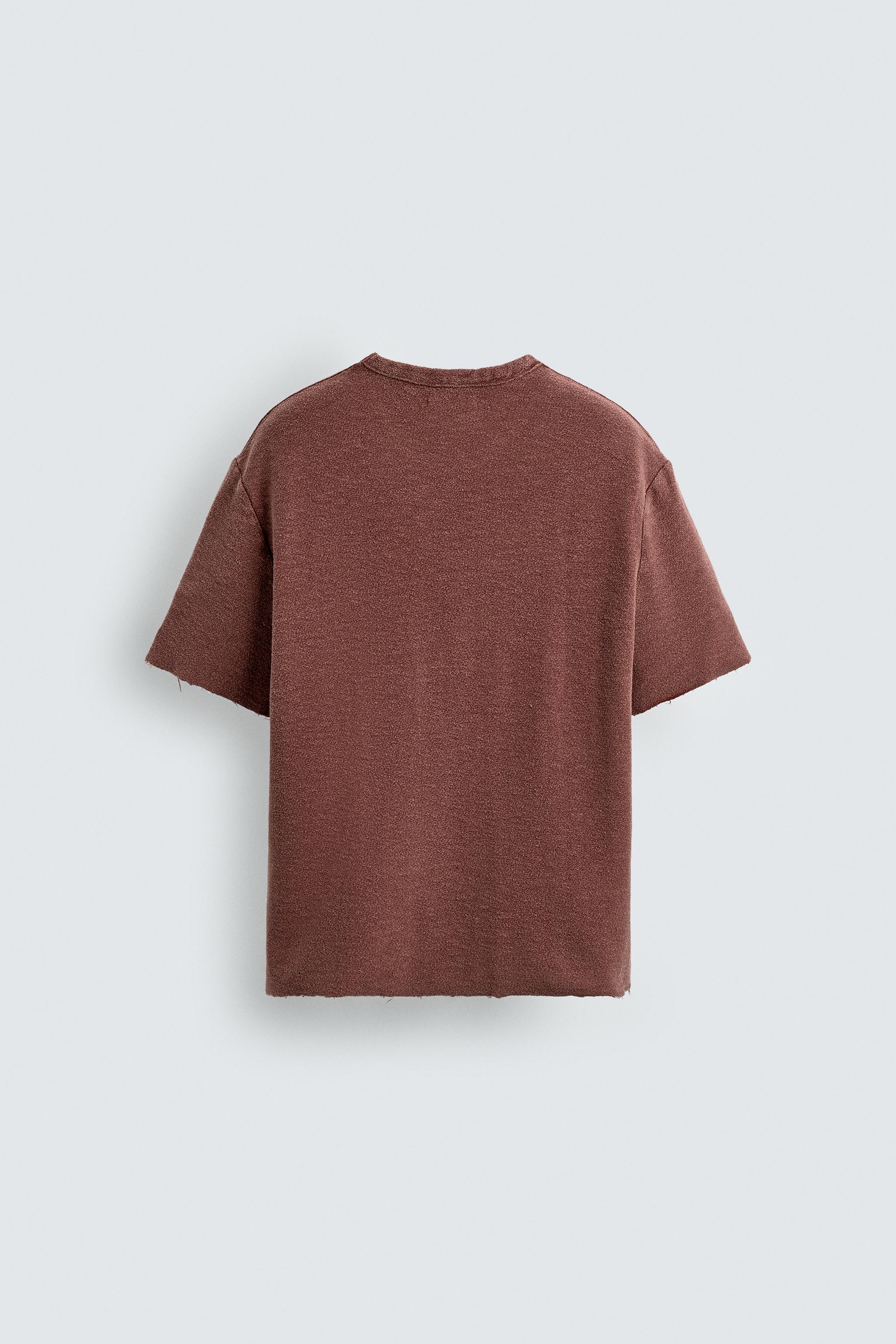 WASHED KNIT T-SHIRT