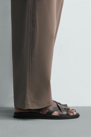 STRAPPY SANDALS - Sea green by Zara - Image 0