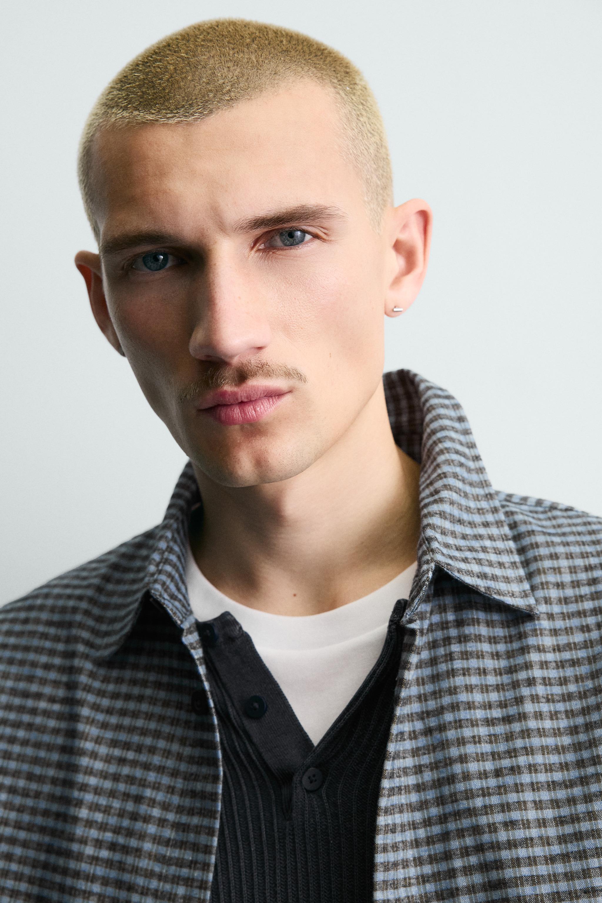 EMBROIDERED PLAID SHIRT