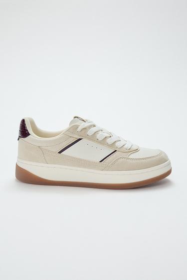 ZAPATILLA COMBINADA - Blanco Crudo de Zara