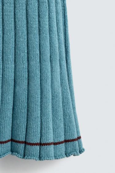 KNITTED PLEATED SKIRT HARRY LAMBERT FOR ZARA X DISNEY - Blue by Zara - Image 3