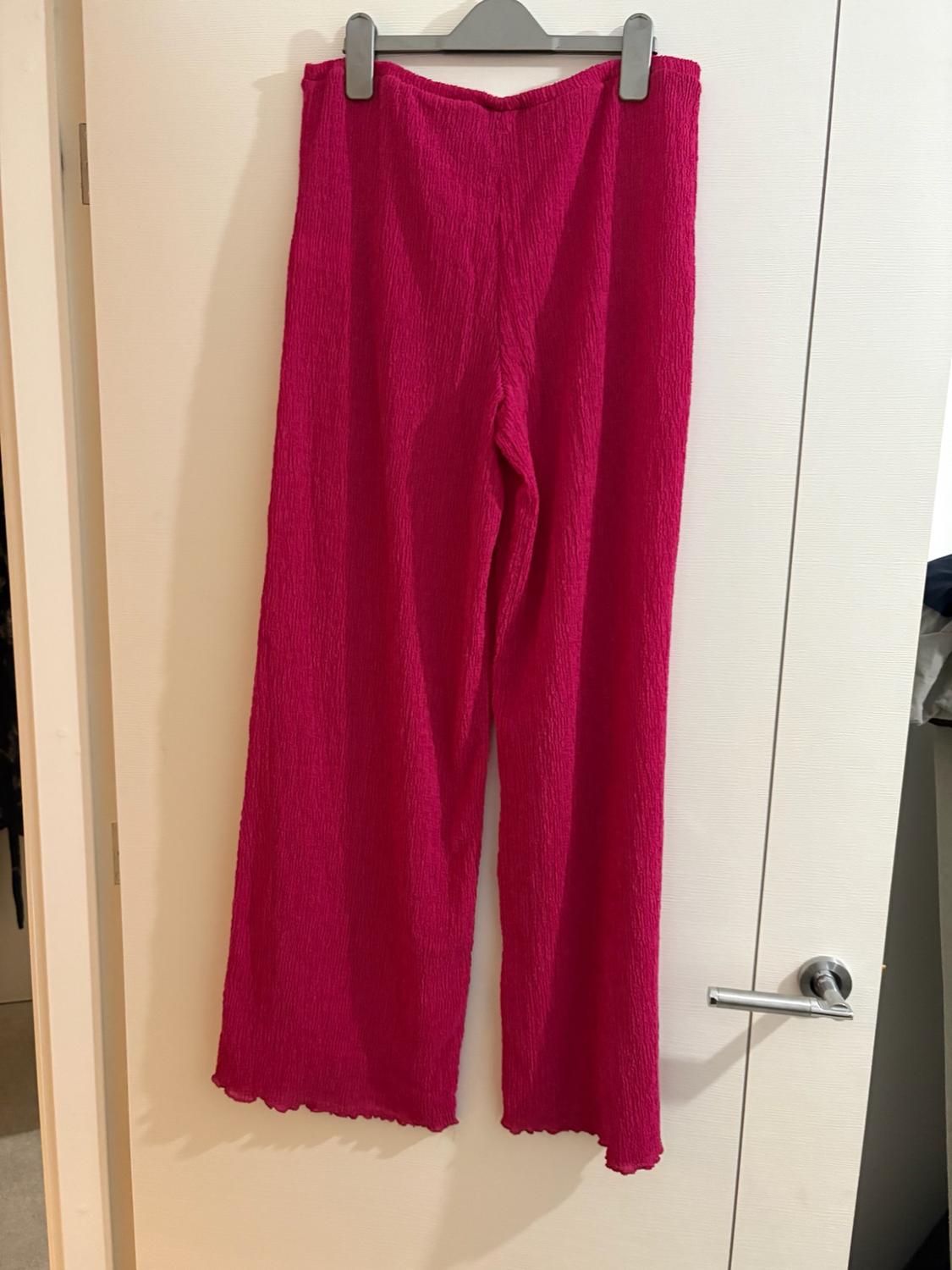 FLOWING TEXTURED TROUSERS - Image 3