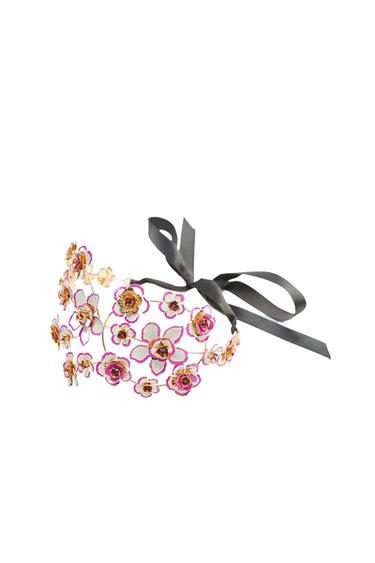 SPARKLY FLORAL HEADBAND