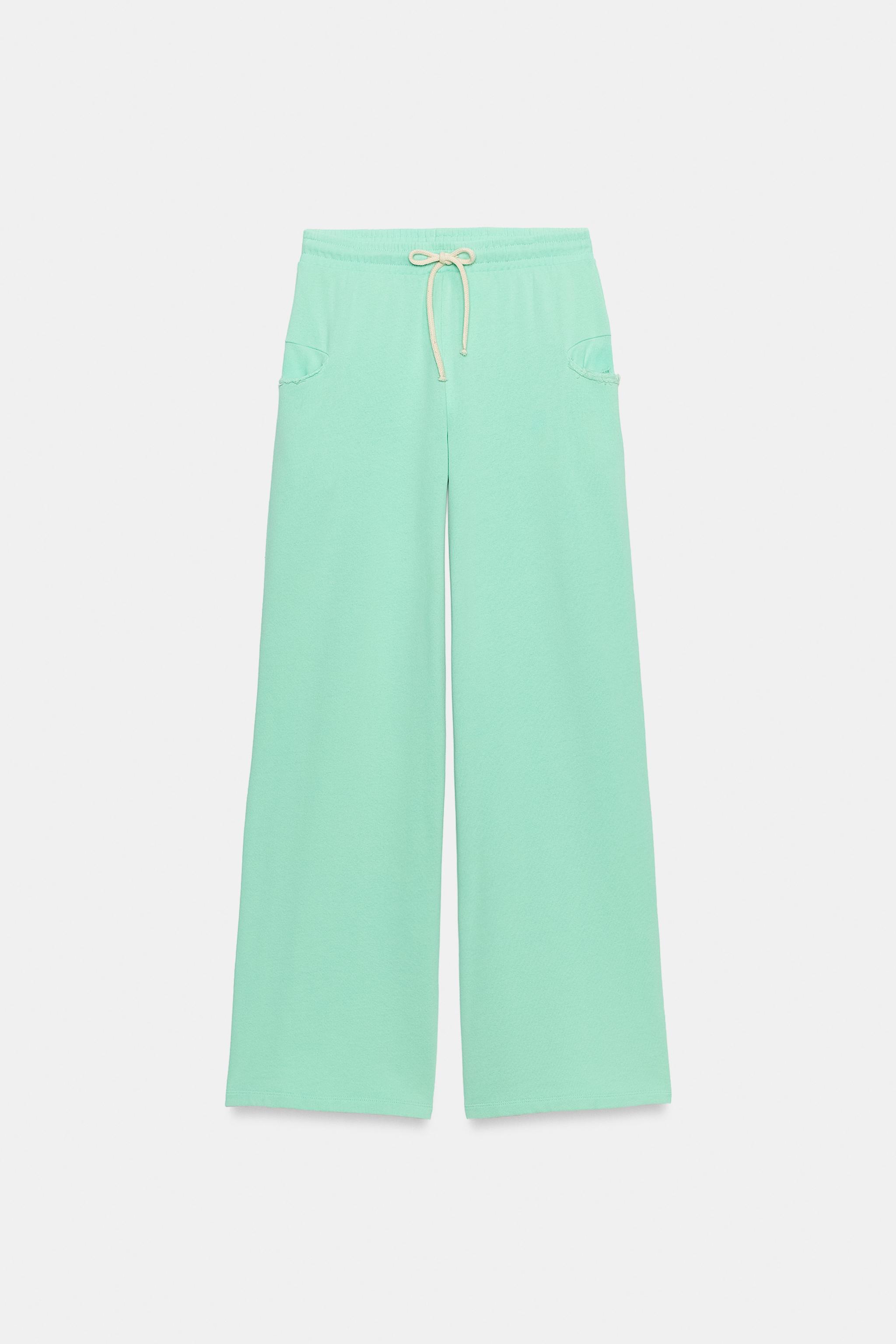 NEON WIDE-LEG TROUSERS