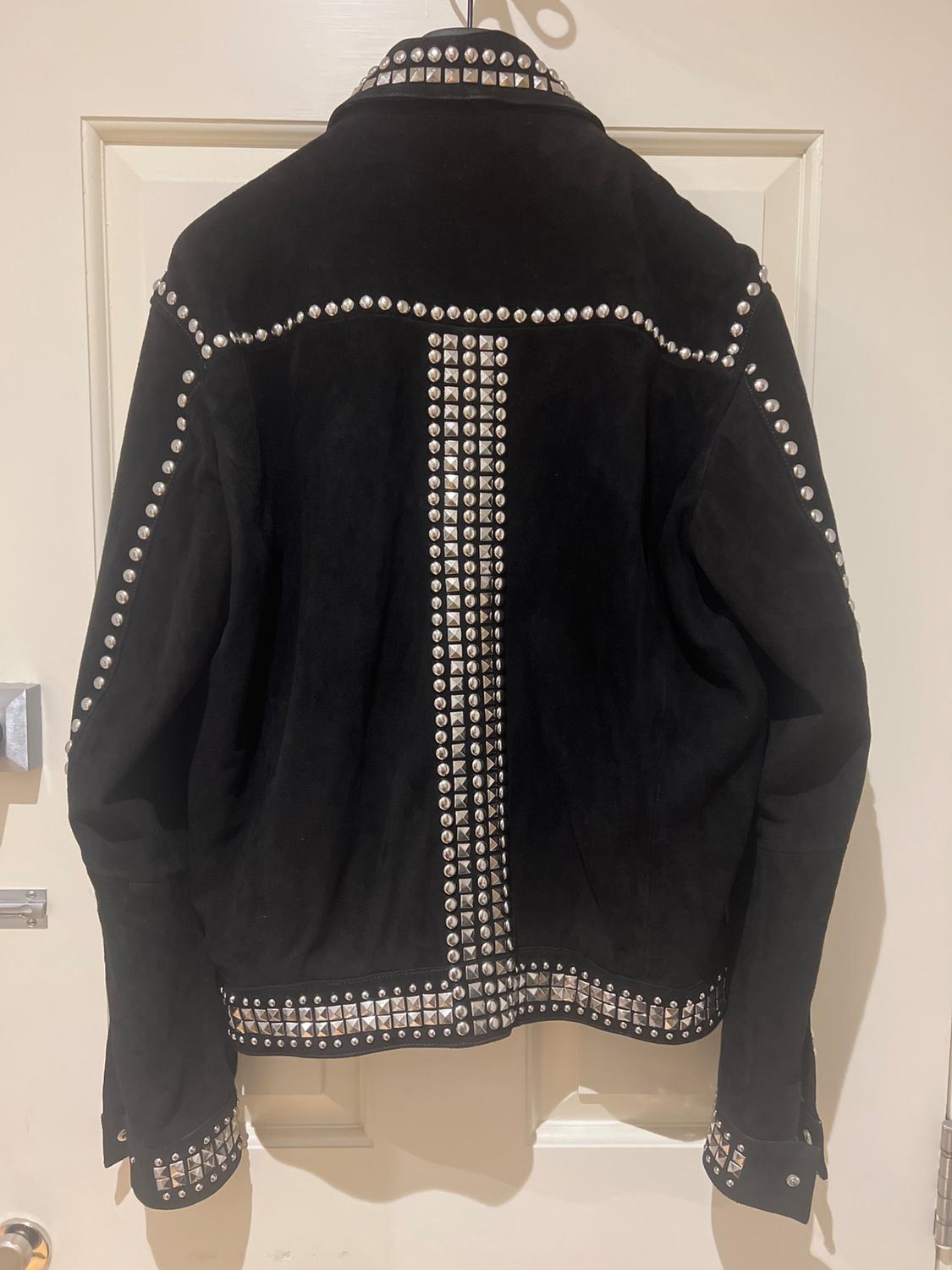 STUDDED SUEDE JACKET - Image 3