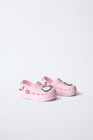 HELLO KITTY © SANRIO BATH CLOGS - Pink by Zara
