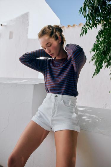 STRIPED LONG SLEEVE T-SHIRT - Stripes by Zara
