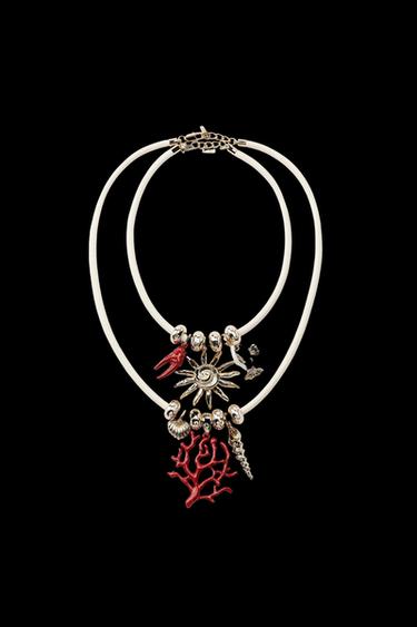PACK 2 COLLARES CHARMS MARINOS - Dorado de Zara