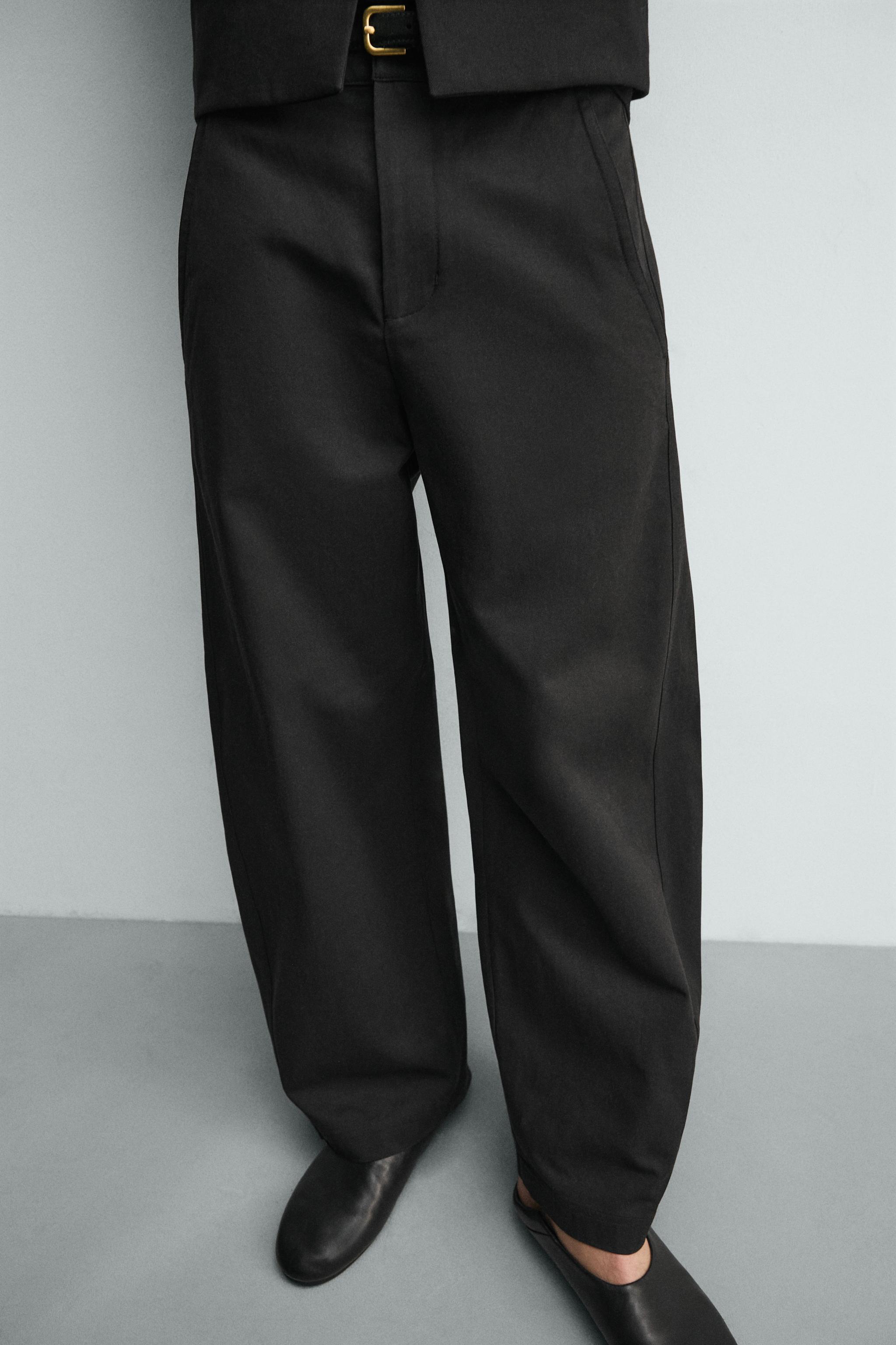 RELAXED FIT PANTS WITH ADJUSTABLE HEM