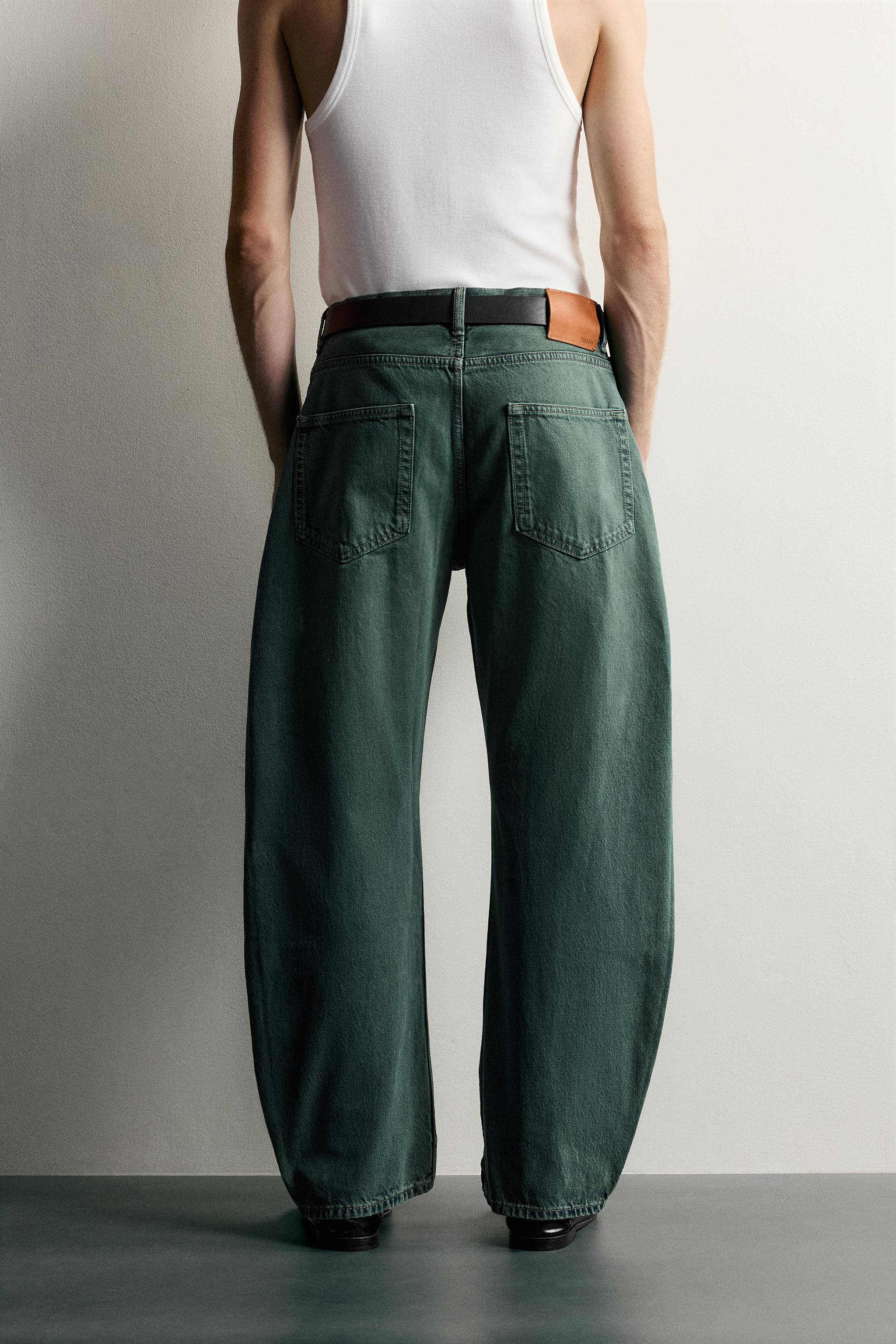 Zara STRAIGHT BARREL FIT JEAN görsel 7