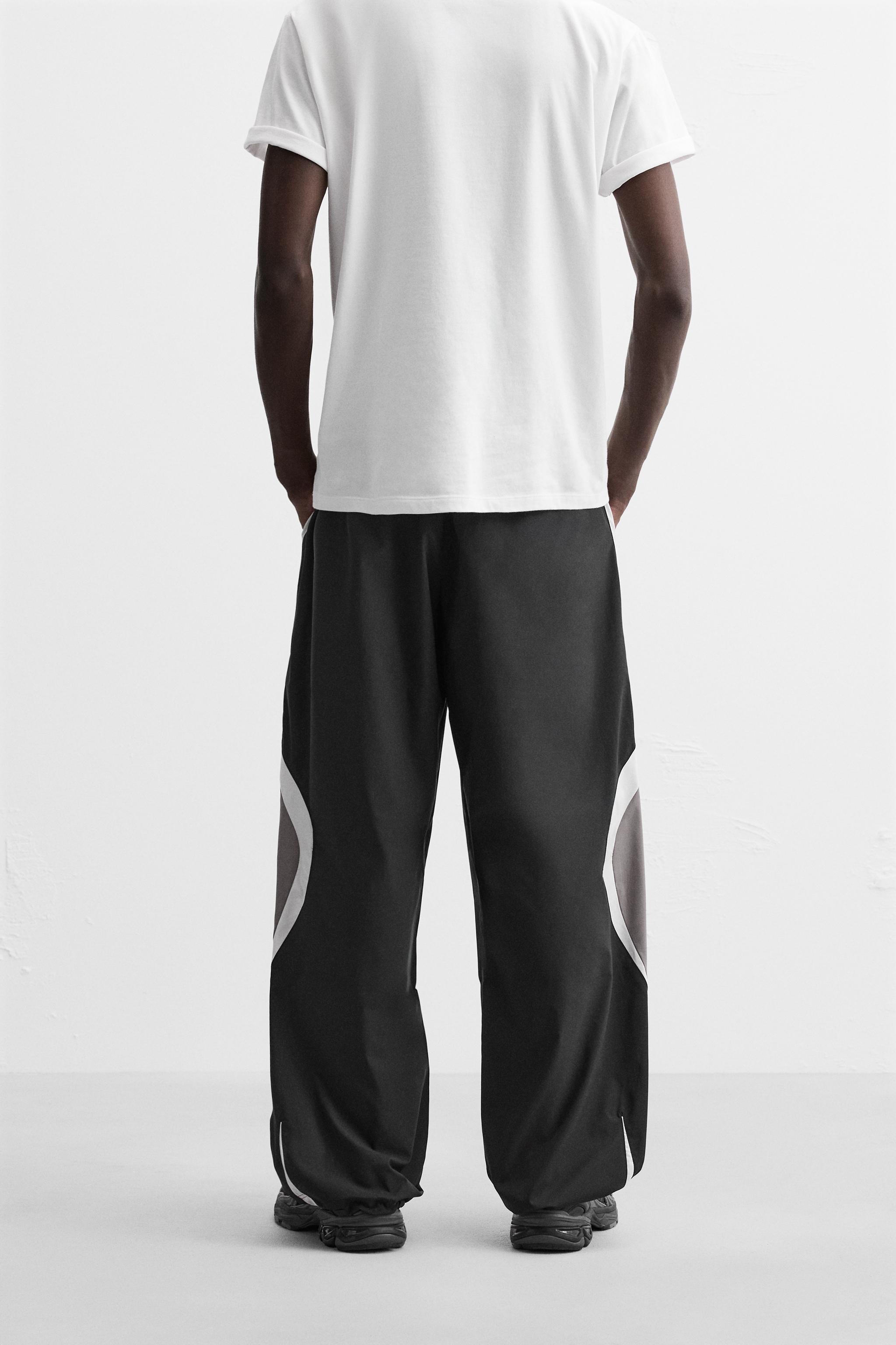 Colorblock jogger fashion pants