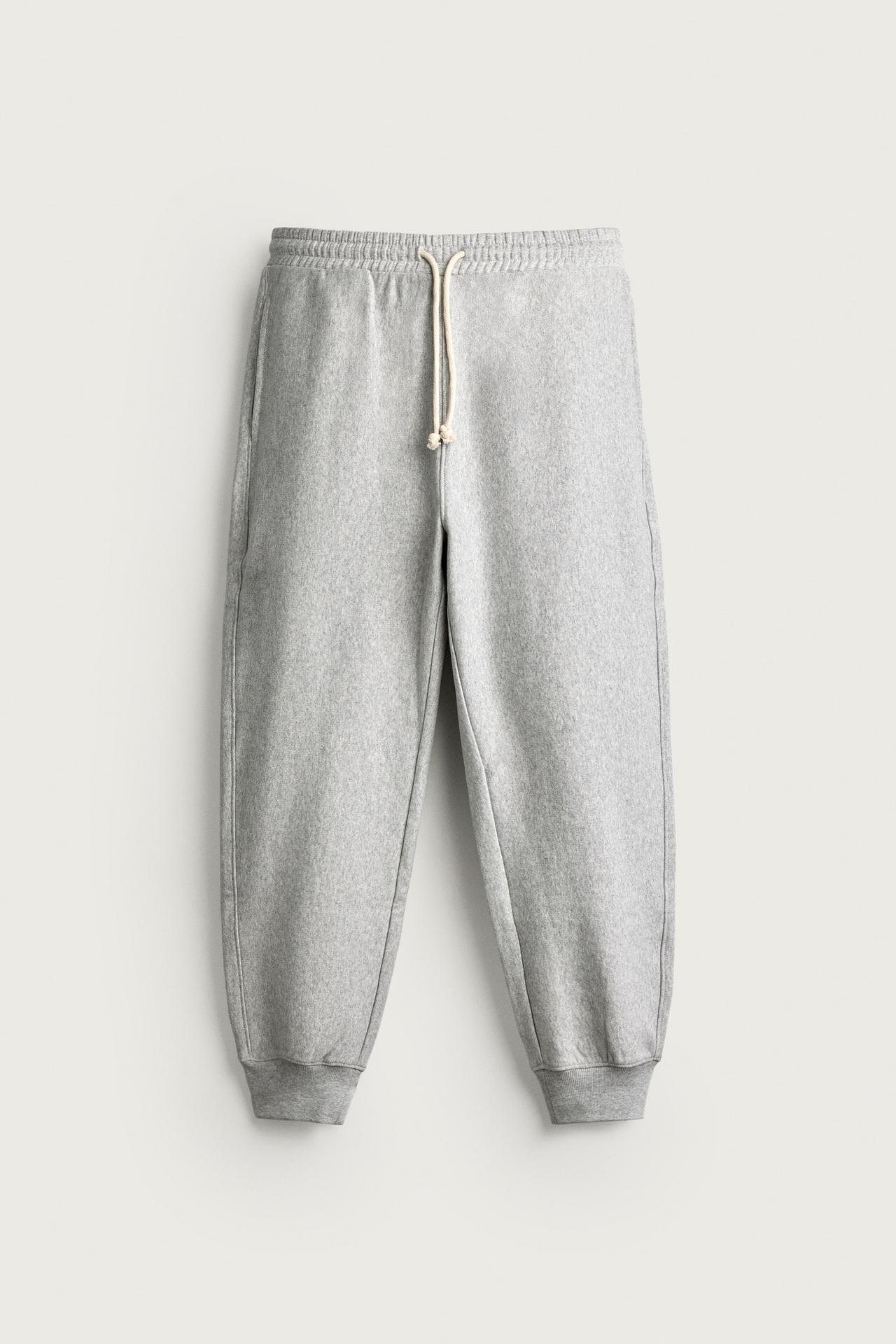 FRUIT OF THE LOOM™ SWEATPANTS — Gray marl