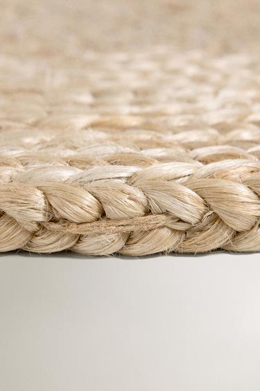 OVAL JUTE DOORMAT - Light beige by Zara