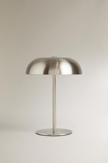 Zara MONOCHROME TOUCH TABLE LAMP - Silver
