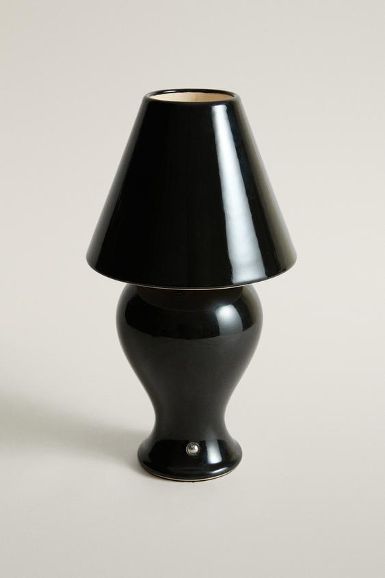 Zara WIRELESS TABLE LAMP - 黑色 - 圖片 0