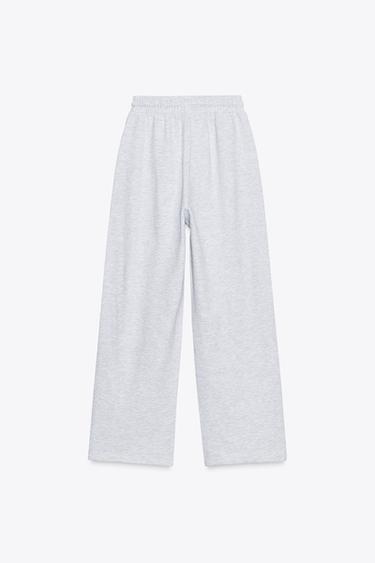 PANTALON VARSITY - Gris chiné de Zara - Image 10