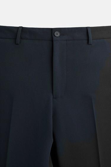 PANTALON DE COSTUME CONFORT - Bleu marine de Zara - Image 6