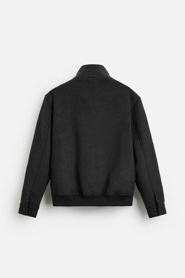 TEXTURED JACKET WITH POCKETS - Anthracite Grey by Zara - Image 6