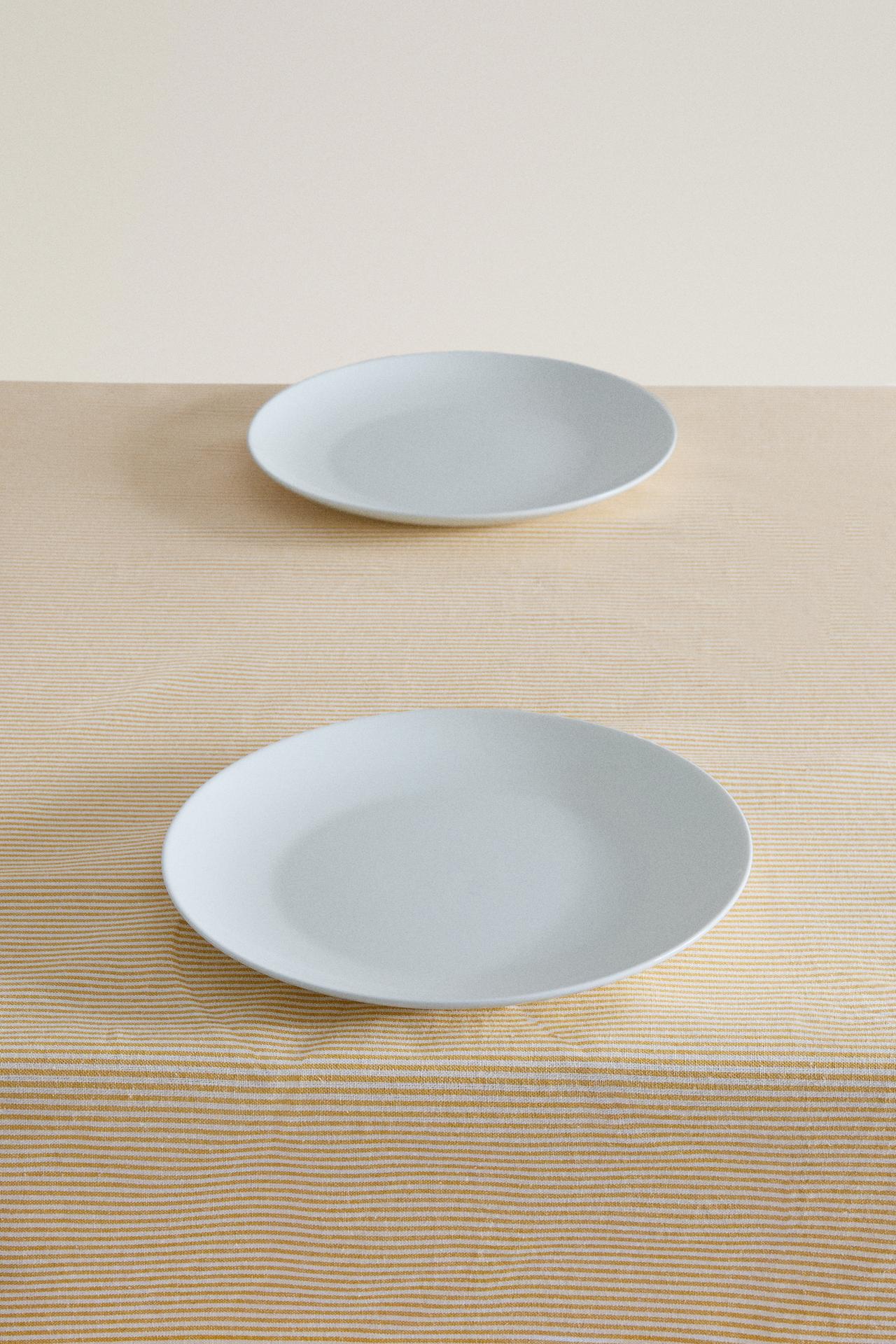 YARN-DYED COTTON TABLECLOTH — Yellow