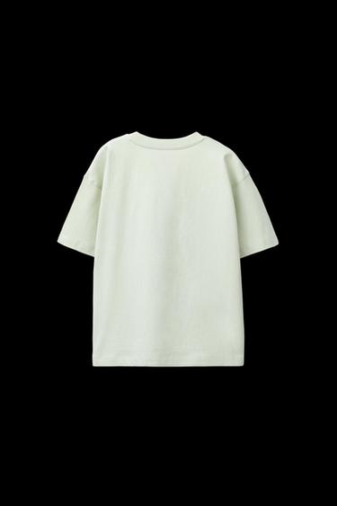 PRINTED T-SHIRT - Lime by Zara