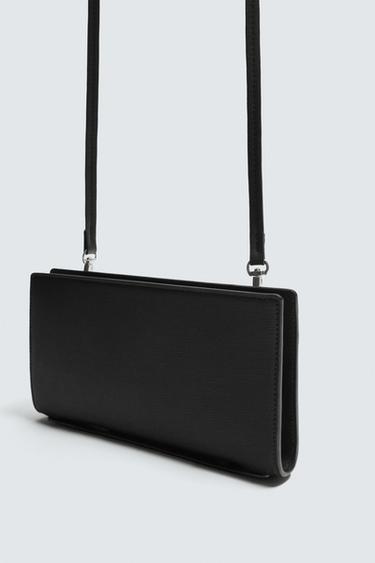 TEXTURED XL CROSSBODY WALLET - Black by Zara - Image 2