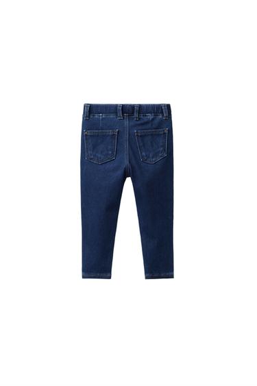 DENIM LEGGINGS — Mid-blue 2