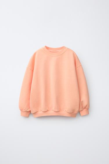 ÁO NỈ MÀU TRƠN - Màu cam từ Zara