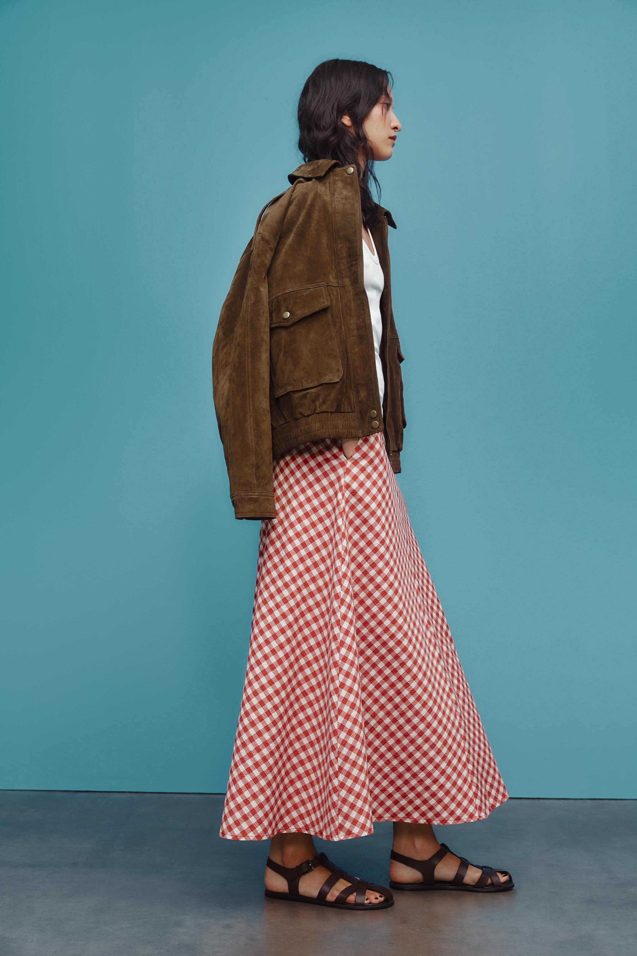 prada プラダ　ギンガムチェック　ミディスカート　新品未使用 prada - Search / X
