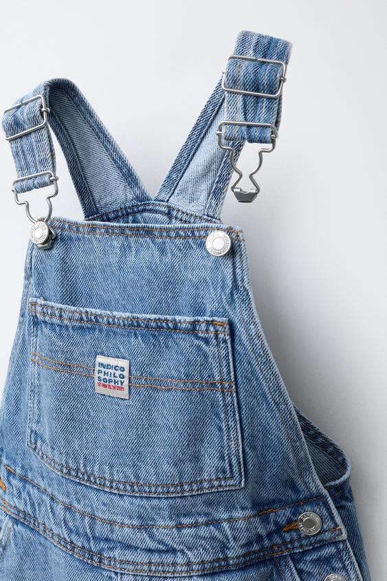 zara denim overall dress Zara black denim overall dress